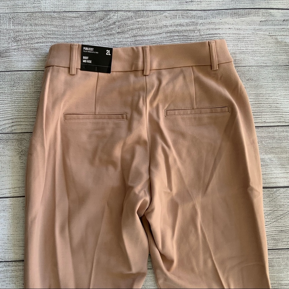 EXPRESS Mid Rise Knit Curvy Bootcut Pant - Picture 6 of 13
